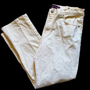 Gloria Vanderbilt Slim Light Yellow High Waisted Jeans